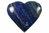 Polished Lapis Lazuli Heart - Pakistan #170934-1